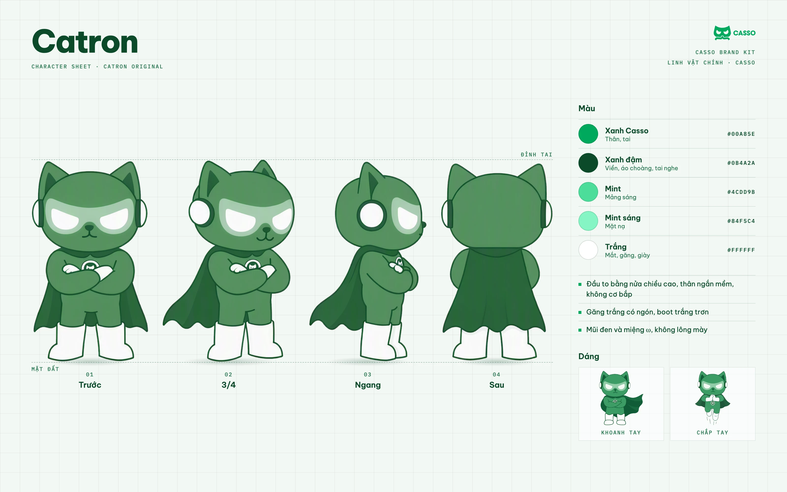 Character sheet Catron Original
